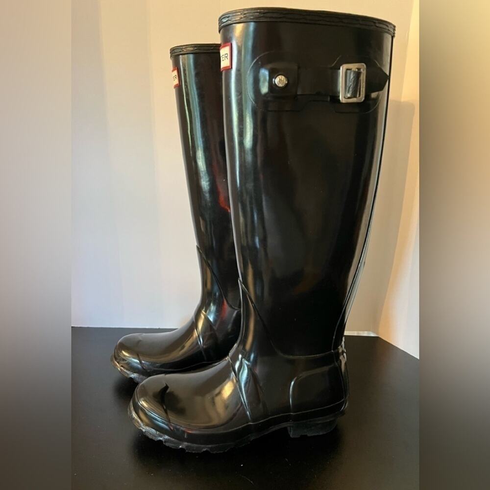 Hunter womens βrainβ boot size 5 worn once